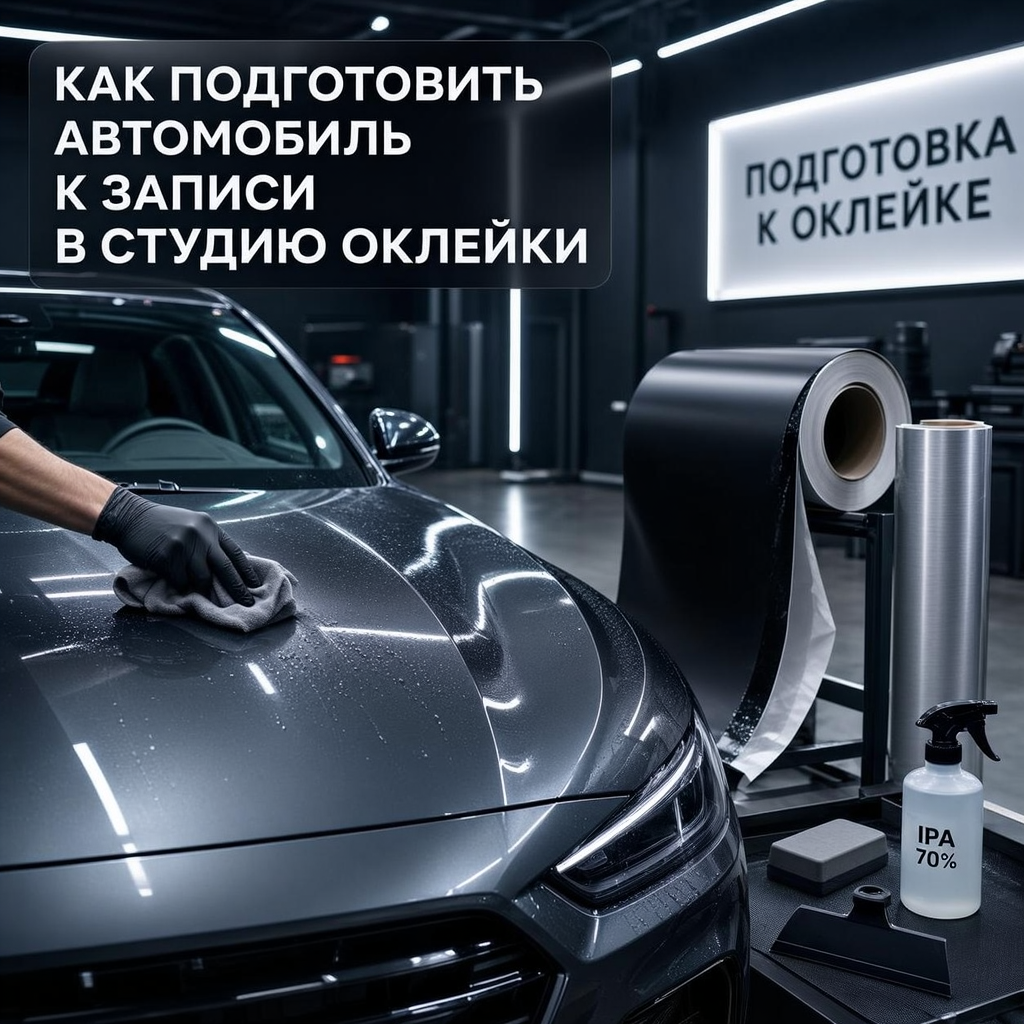Как подготовить автомобиль к записи в студию оклейки | Оклейка и тонировка автомобилей в СПб