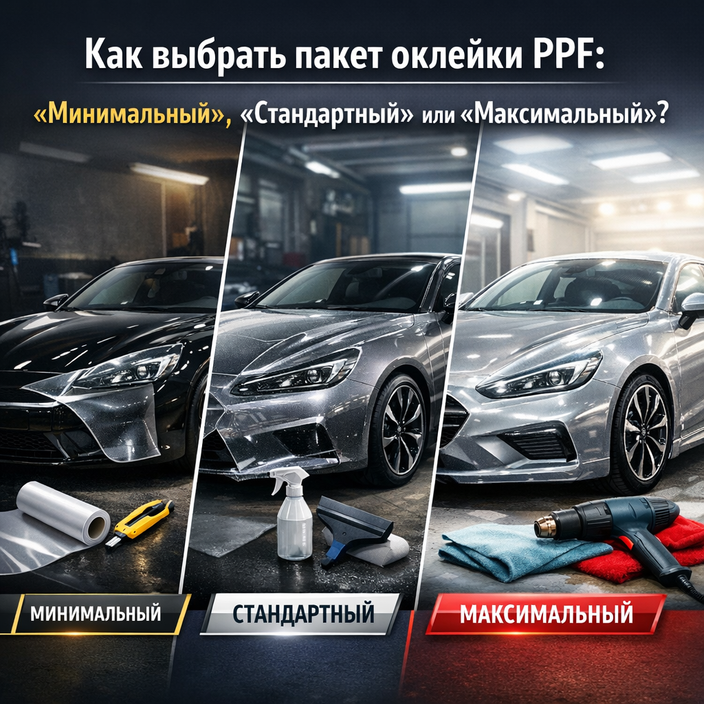 Как выбрать пакет оклейки PPF: «Минимальный», «Стандартный» или «Максимальный» | Оклейка и тонировка автомобилей в СПб